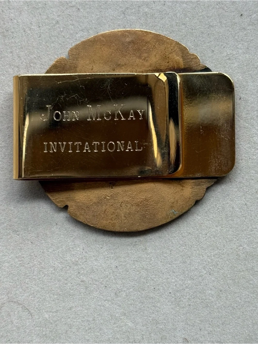 Vintage USC 1970s crest tie/money clip